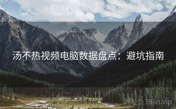 汤不热视频电脑数据盘点：避坑指南