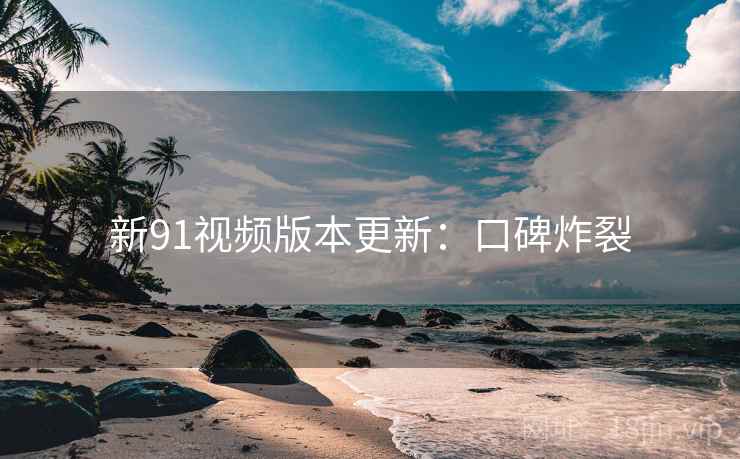 新91视频版本更新：口碑炸裂