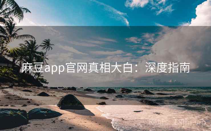 麻豆app官网真相大白：深度指南